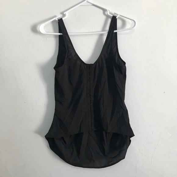 UO silence+noise silky black tank top - Picture 2 of 4
